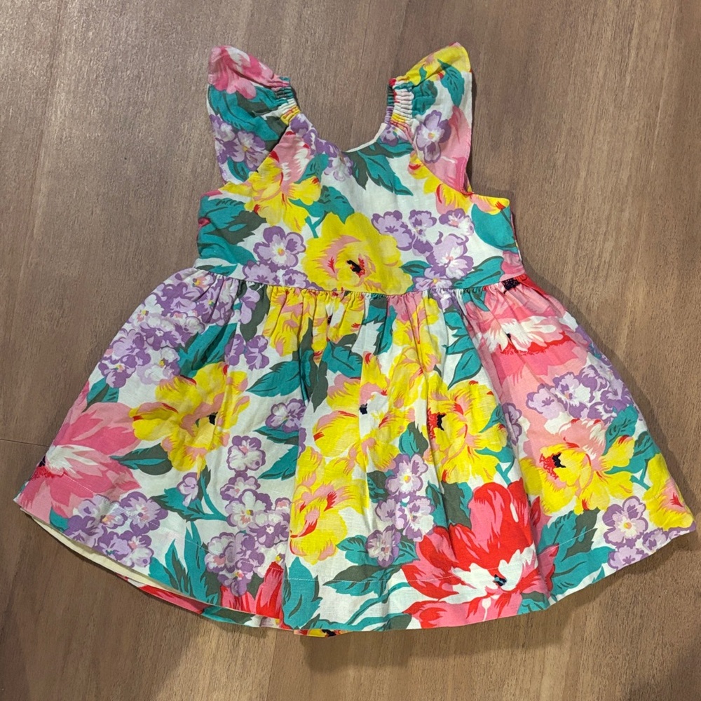 GAP NWT Colorful Floral Kids Dress